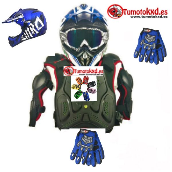 Pack de Proteccion Extrem Azul
